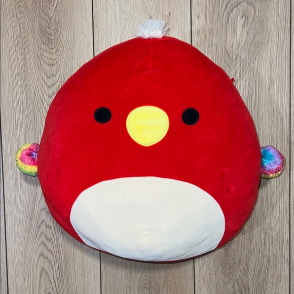 Squishmallows Other - Squishmallows - Paco the Parrot 16” Vibrant Red Bird Plush Toy